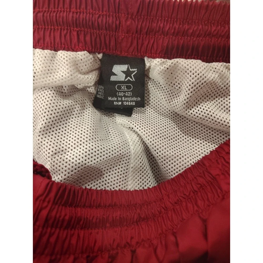 VTG Starter Alabama Crimson Tide Mesh Lined Windbreaker Pants Men's SZ Large A3‎